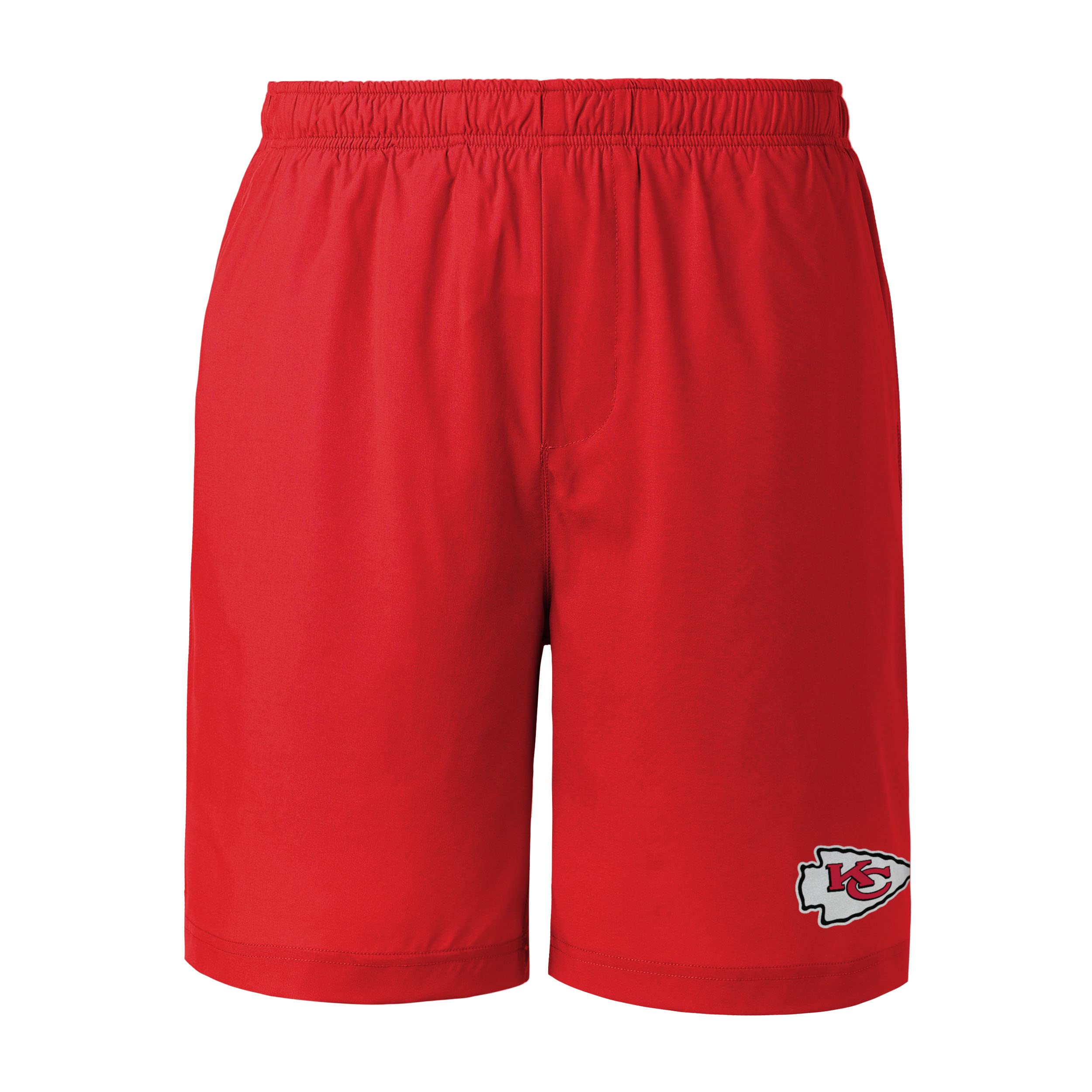 FOCO Men's NFL Team Logo Woven Athletic Shorts - Comfortable Breathable Workout & Lounge Shorts for Football Fans - Perfect for Game Day, Gym, and Casual Wear