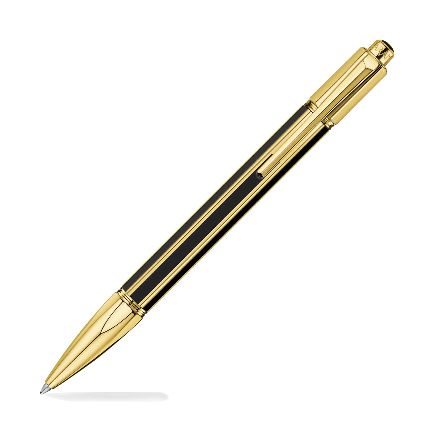 Premium Caran d'Ache Varius Ballpoint Pen - Elegant Chinablack & Gold Design - Perfect for Business Gifts, Executive Writing & Luxury Collectors