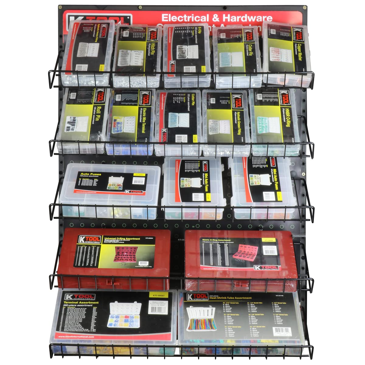 K Tool International Professional Automotive Service Kit Display - Essential for Car Repair Shops & DIY Mechanics