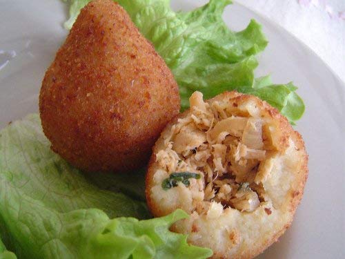 Brazilian Coxinha De Frango & Pão de Queijo Frozen Combo - Authentic Chicken Croquettes & Cheese Bread Snacks | Perfect for Parties, Appetizers & Brazilian Food Lovers