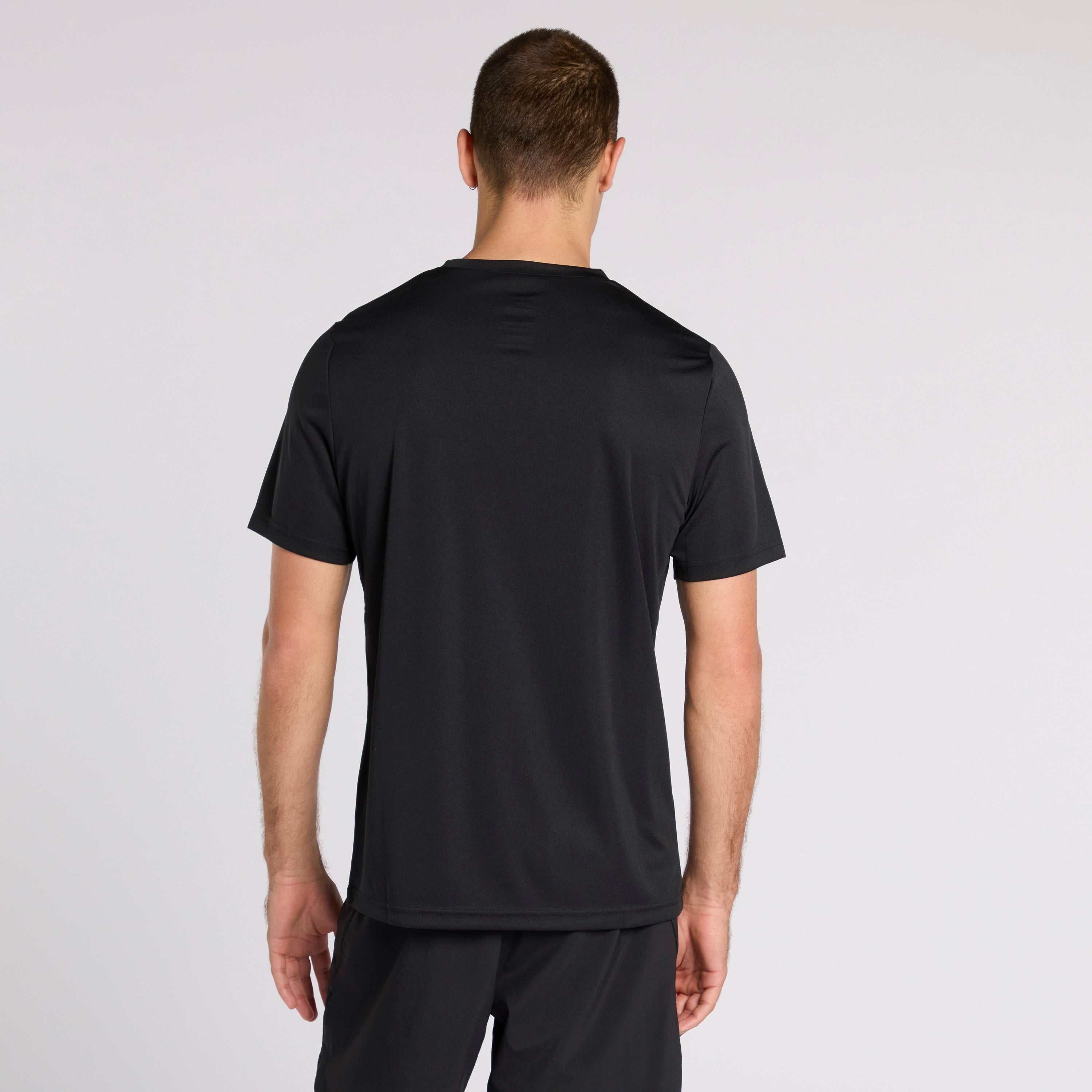 Men's Training Graphic T-Shirt - Night Black - Gym Workout & Casual Wear