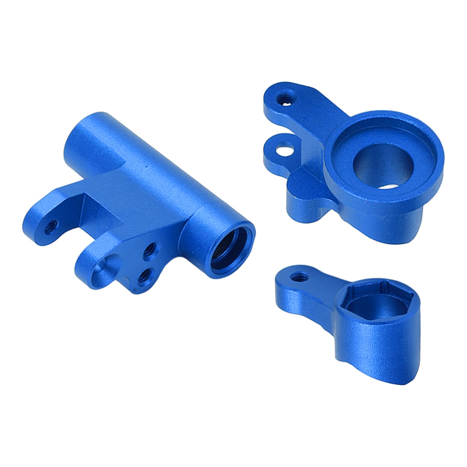 High-Performance Lightweight CNC Machined Anodized Aluminum RC Car Steering Components - Compatible with LOSI Lasernut U4 1/10 Scale RC Cars (Blue) | Durable & Easy to Install | Perfect for Off-Road Racing & RC Car Upgrades