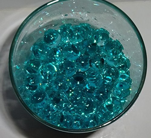 Premium Teal Water Beads - Vase Fillers for LED Submersible Lights, Tea Lights & Floating Candles - Perfect for Weddings, Home Decor & Spa Relaxation