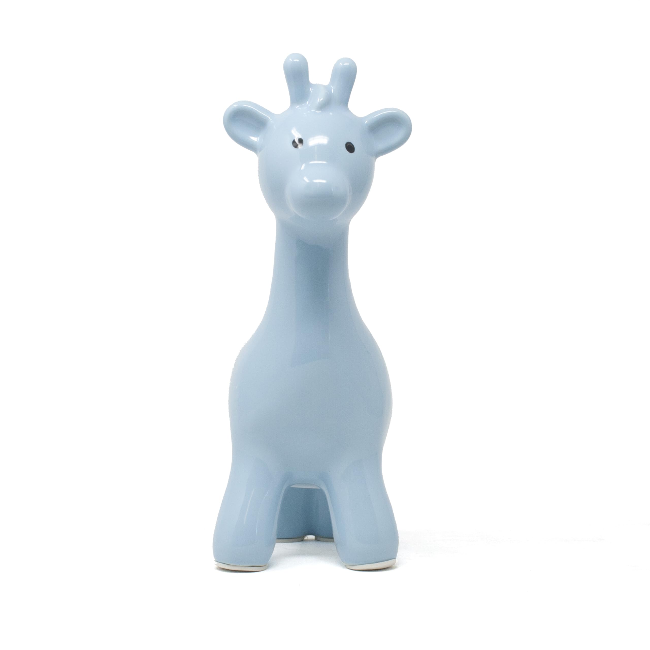 Child to Cherish Blue Ceramic Giraffe Piggy Bank - Perfect Gift for Kids' Savings & Room Decor