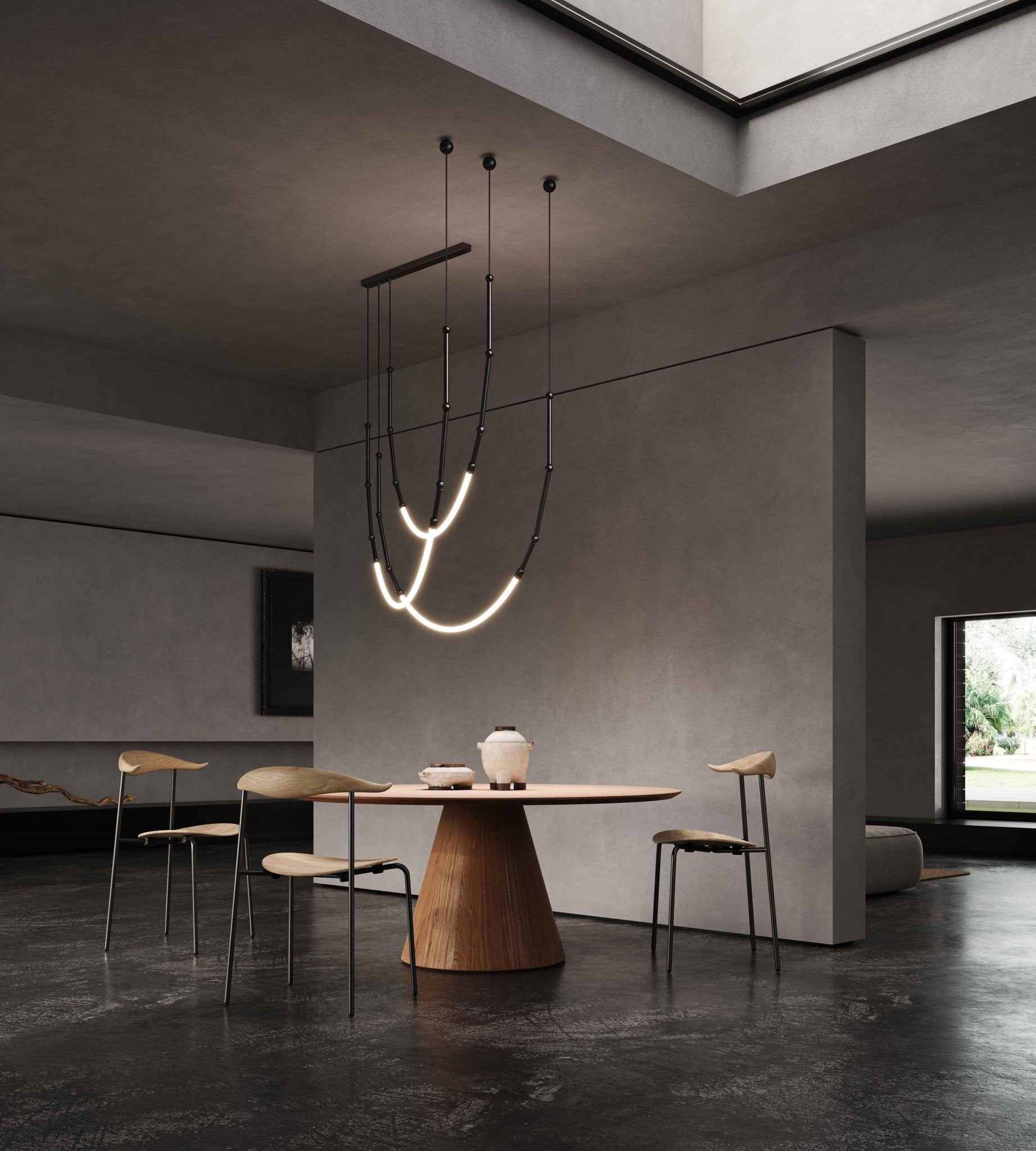 Elegant Leda Crystal Chandelier - Modern Ceiling Light Fixture for Dining Room, Living Room & Bedroom | Perfect for Home Decor & Wedding Venues