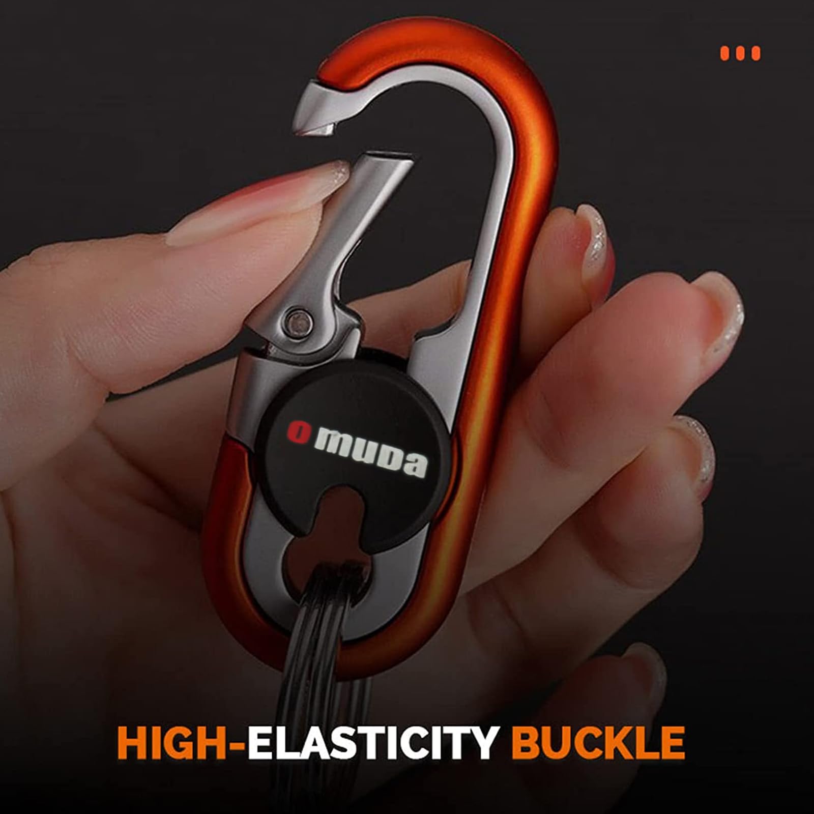 Personalized Stainless Steel Car Keychain for Men - Durable Anti-Loss Metal Key Ring with Creative Design | Perfect Gift for Drivers, Car Enthusiasts & Father's Day