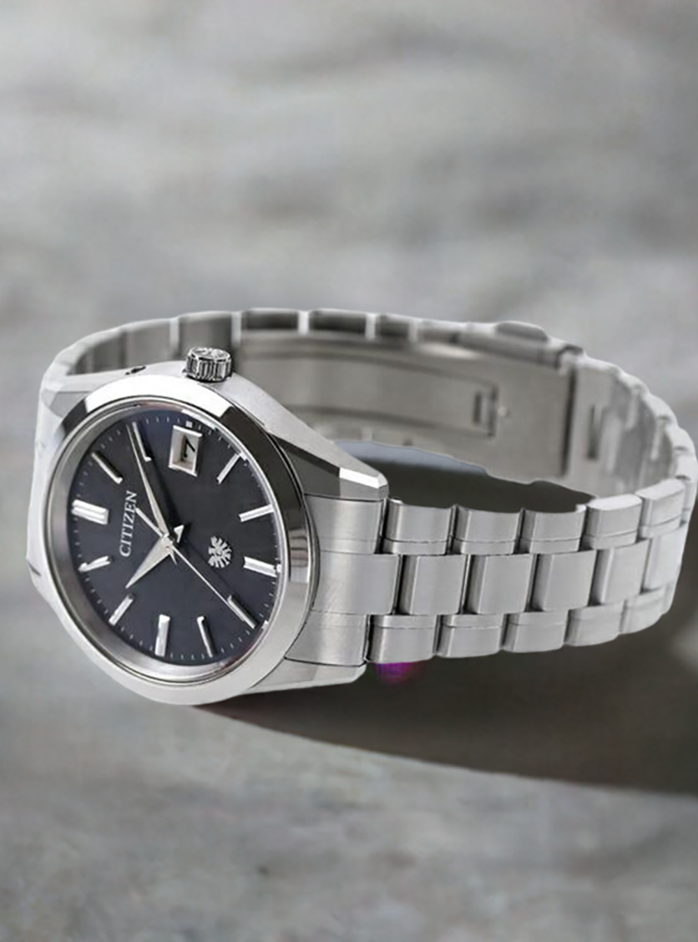 CITIZEN Super Titanium™ AQ4100-57E Men's Watch - Japanese Made JDM - Lightweight & Durable for Business & Casual Wear