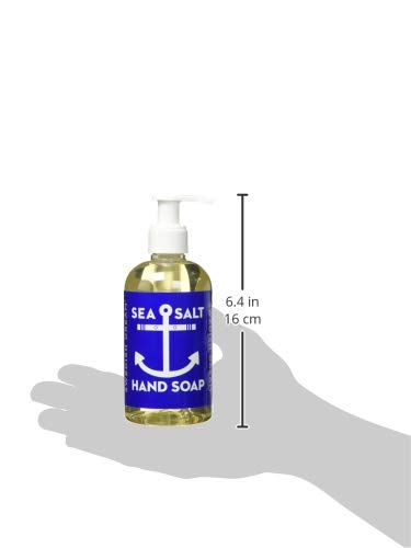 Swedish Dreams Sea Salt Liquid Hand Soap - Moisturizing & Refreshing - Perfect for Bathroom, Kitchen & Travel - 16.9 fl oz
