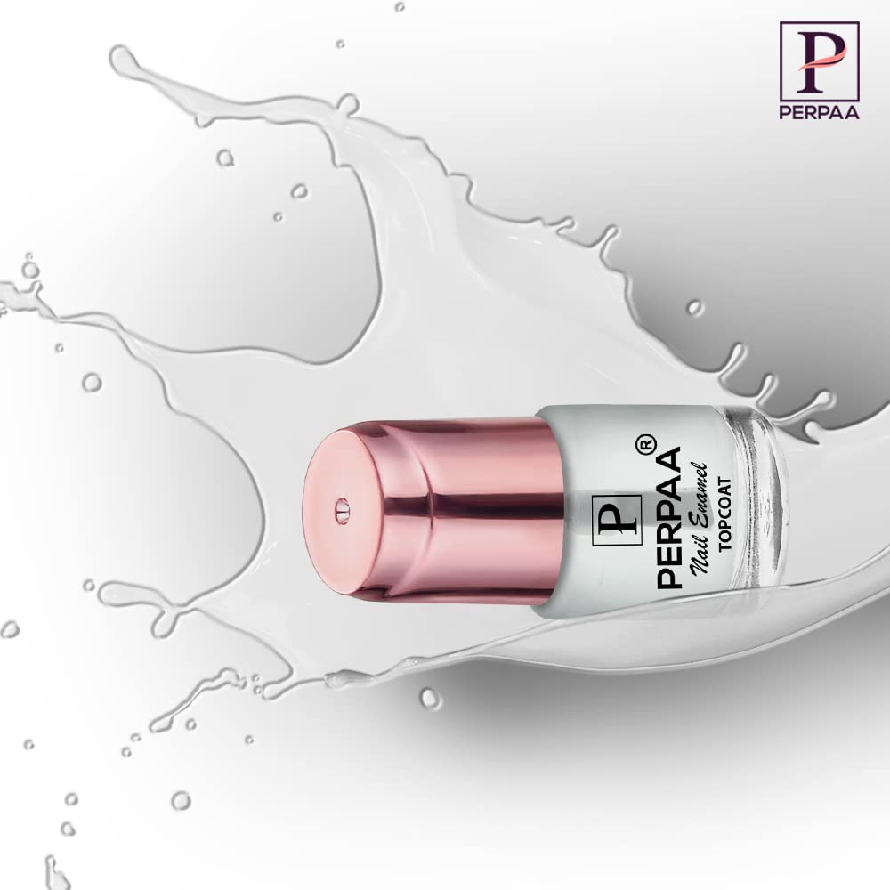 PERPAA® Quick-Drying Long-Lasting Clear Gel Nail Polish - Transparent Shine for Manicures, Pedicures & Nail Art - Salon Quality at Home