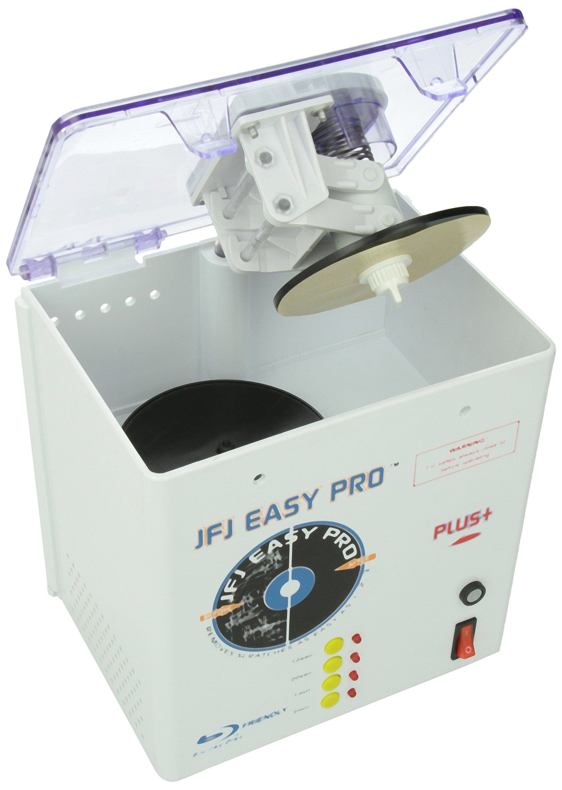 JFJ Easy Pro Video Game, CD, DVD, Blu-Ray Disc Repair Machine - 110V for USA, Canada & Mexico | Fix Scratched Discs for Gaming, Movies & Music Playback