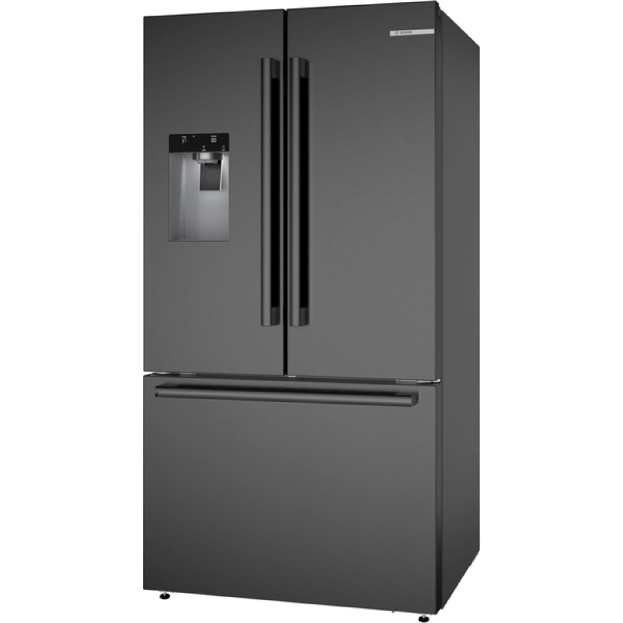Bosch B36FD52SNB 36 Inch French Door Refrigerator - Black Stainless Steel, Energy Star Certified, Spacious Interior for Large Families - Perfect for Modern Kitchens & Open Floor Plans