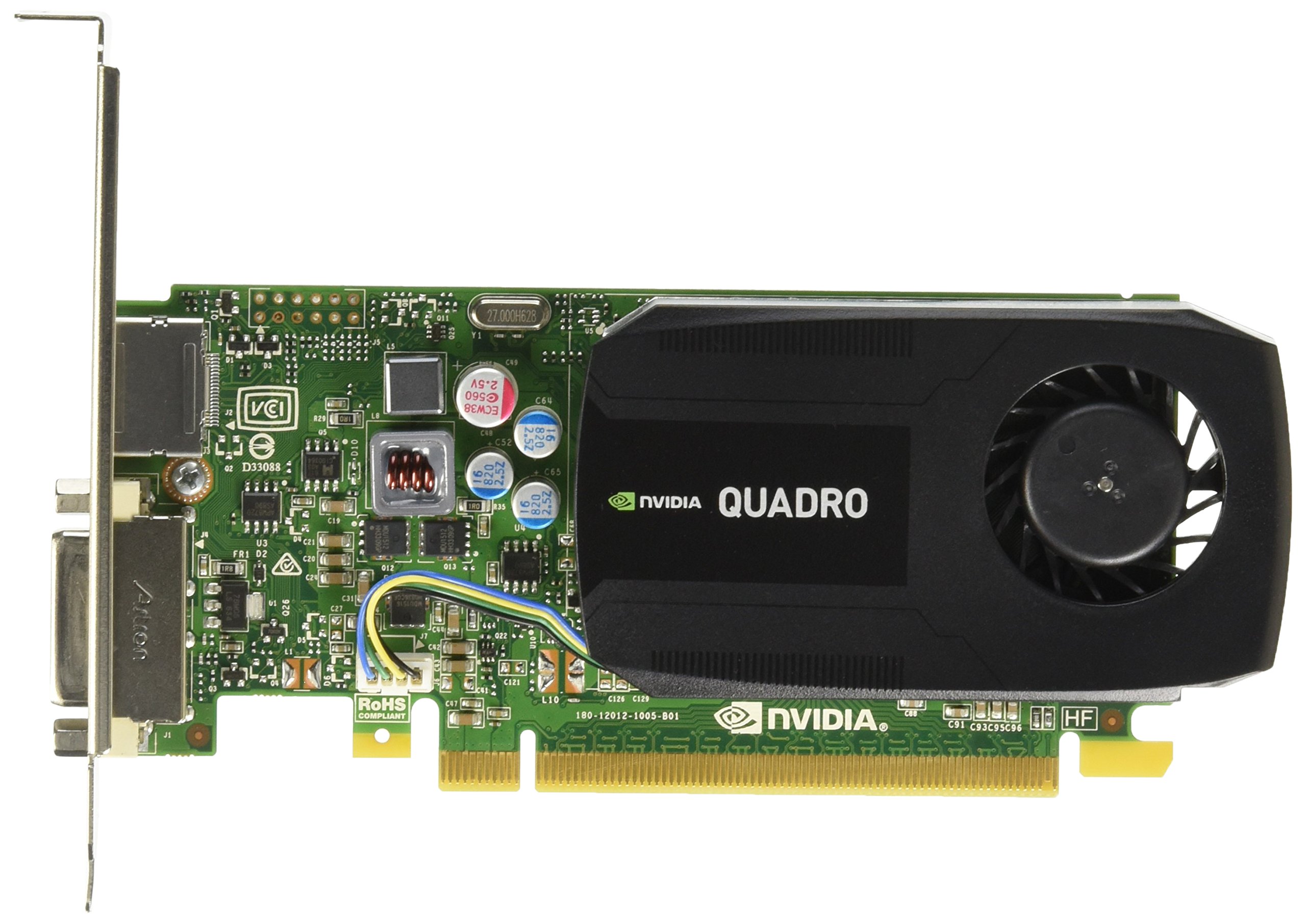 NVIDIA Quadro K420 Low Profile Graphics Card 2GB GDDR3 - Professional Workstation GPU for CAD, 3D Modeling & Video Editing