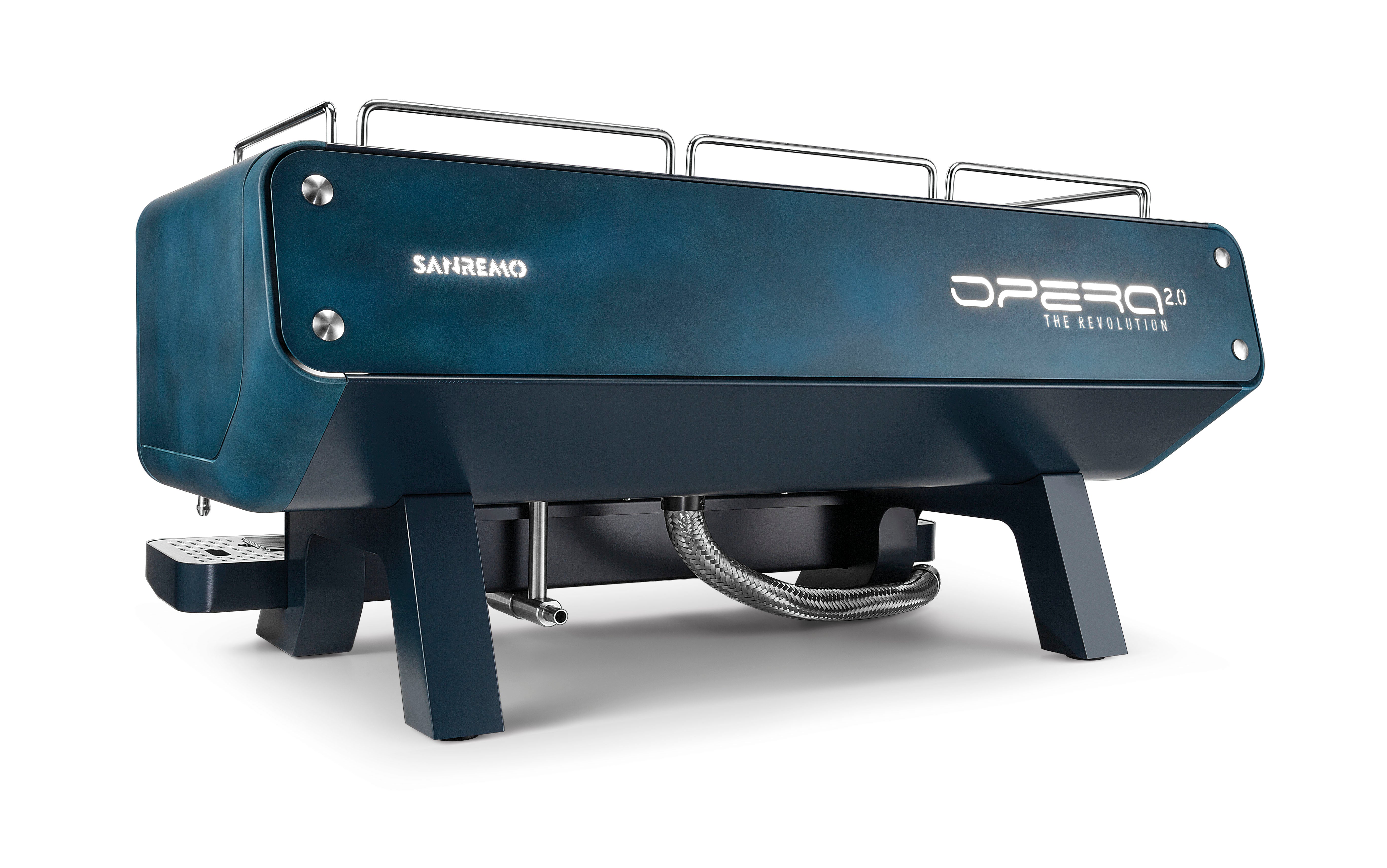 Sanremo Opera 2.0 Commercial Espresso Machine - 3 Group Semi-Automatic Coffee Maker in Octane Blue | Perfect for Cafés, Coffee Shops & High-End Restaurants