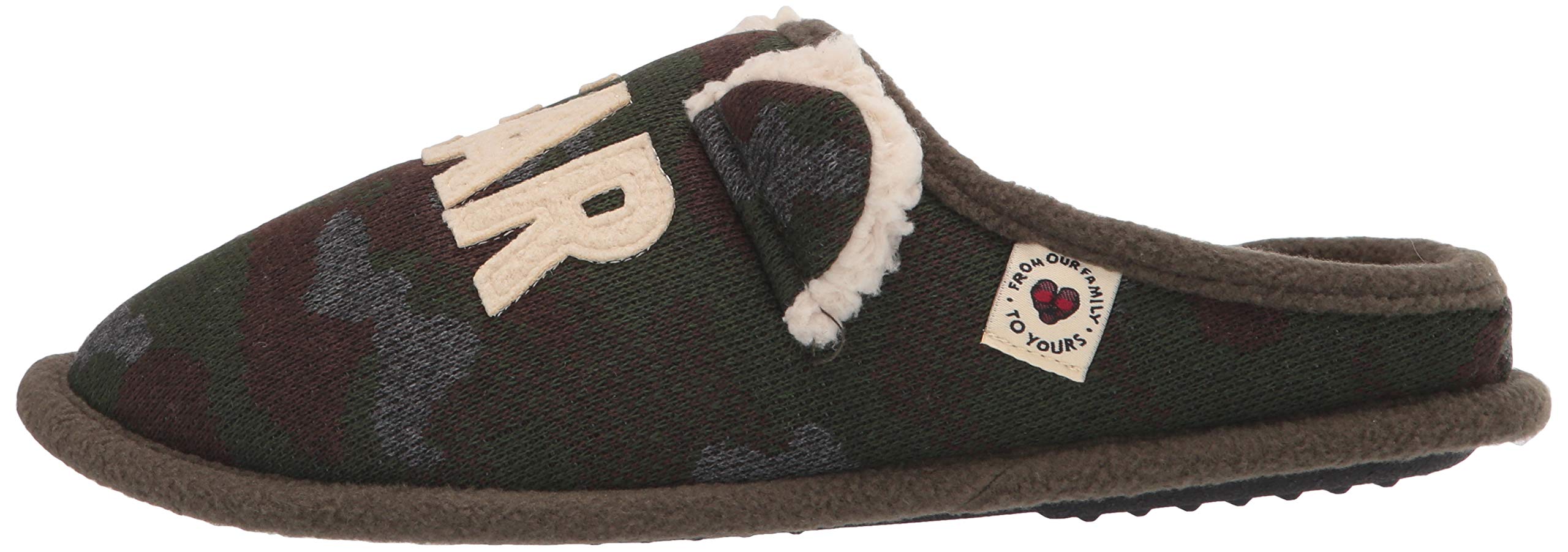 Dearfoams Women's Lil Bear Soft Memory Foam Clog Slippers - Cozy Indoor/Outdoor House Shoes for Relaxing at Home, Gardening & Errands