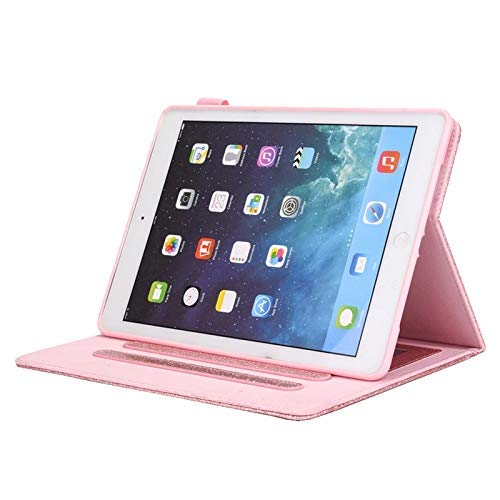 Premium PU Leather Wallet Case for iPad Air 2 (9.7 Inch) with Auto Sleep/Wake, Pencil Holder & Card Slots - Perfect for Business, Travel & Everyday Use