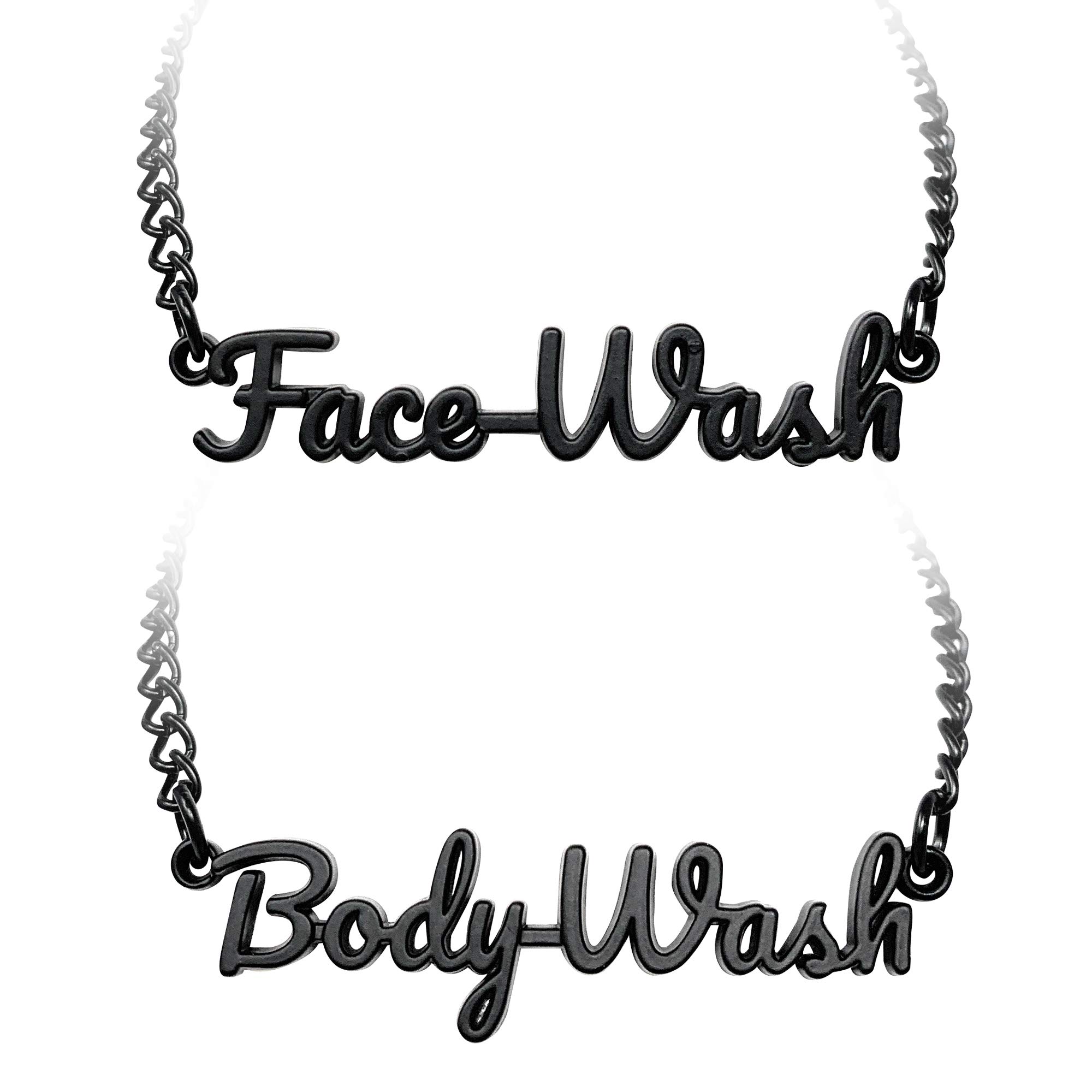 Rust-Resistant Face Wash & Body Wash Label Tags - Waterproof & Durable for Bathroom & Travel Use