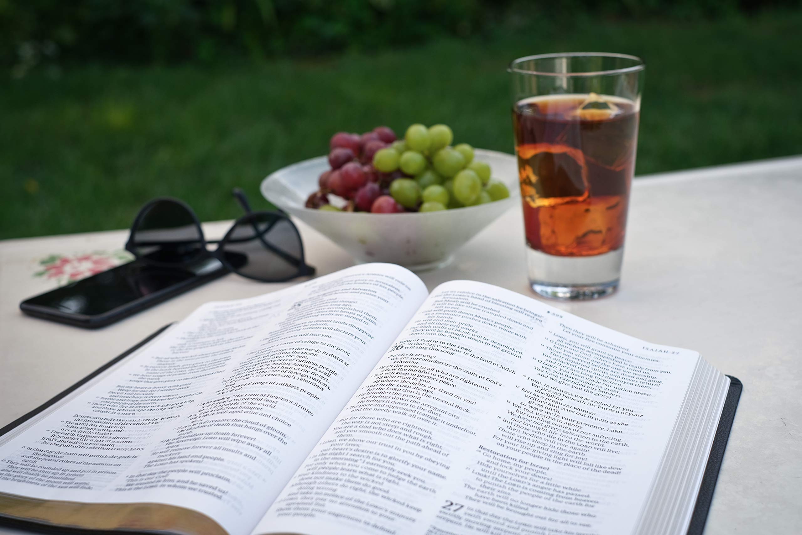 NLT Large Print Thinline Bible - LeatherLike Cover for Easy Reading & Devotion