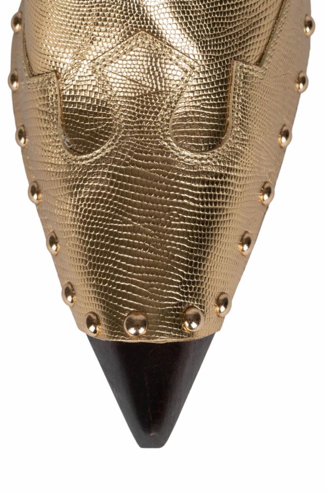Jeffrey Campbell Women's Jayde Gold M Platform Sandals - Fashionable High Heel Shoes for Women, Perfect for Parties, Weddings & Night Out