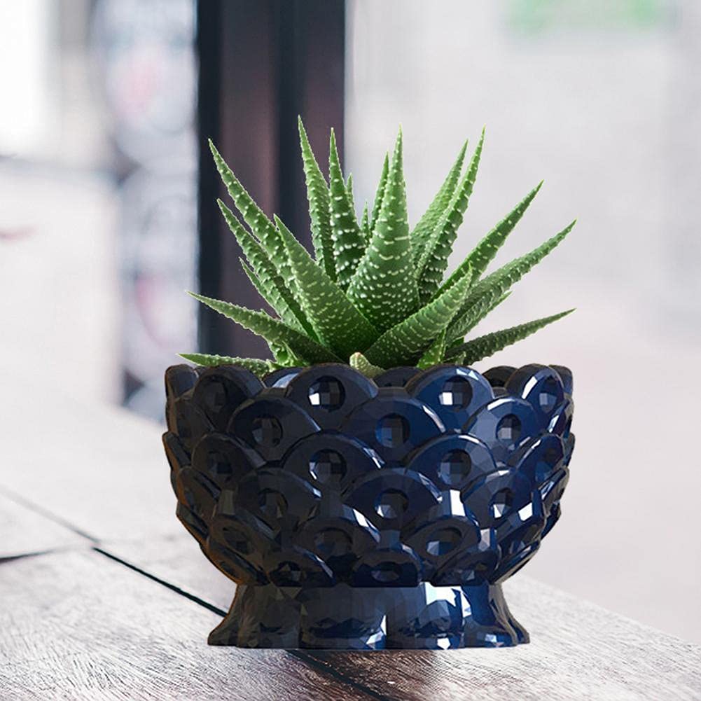 Premium Silicone Flower Pot Molds for Concrete, Cement & Clay - Round Bowl Planter Molds for DIY Resin, Candle & Soap Making - Perfect for Home Decor, Garden Projects & Crafting