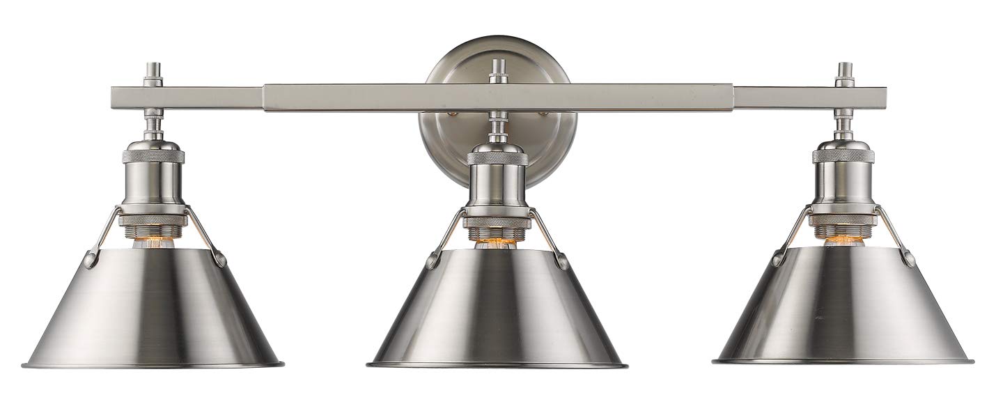 3-Light Bathroom Vanity Lighting Fixture - Modern LED Sconce for Bathroom Mirror - Perfect for Home Renovation & Spa-Style Decor