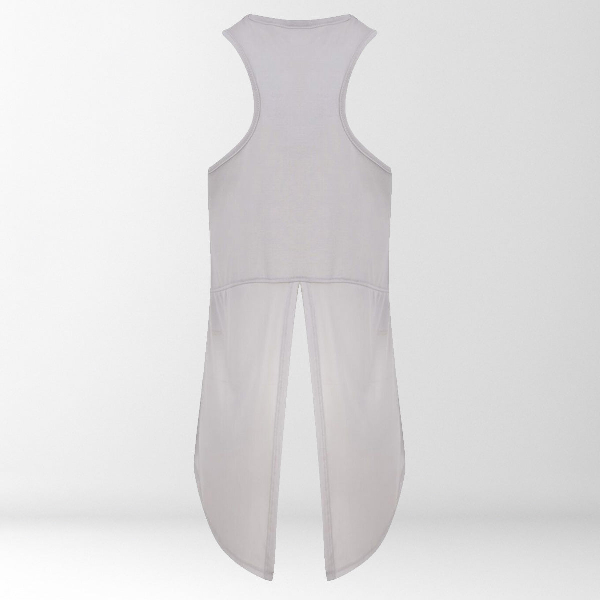 High-Visibility Grey Reflective Mesh Safety Vest with Adjustable Tie Back - Perfect for Running, Cycling & Nighttime Outdoor Activities