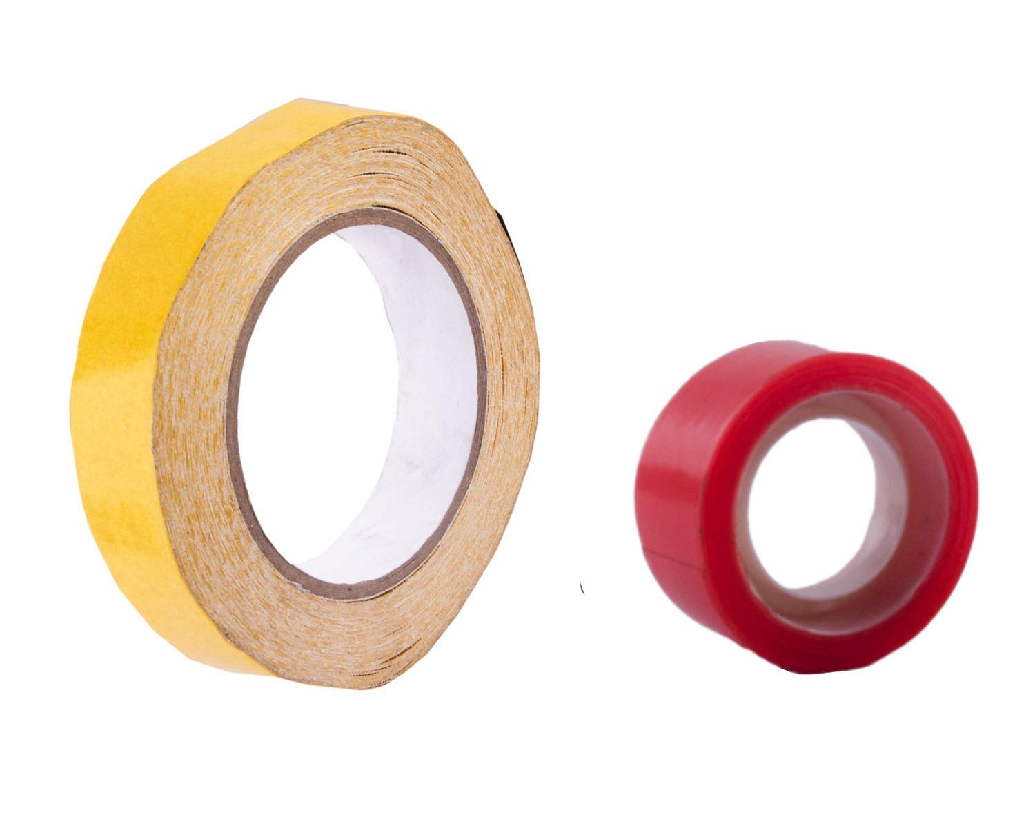 Double Sided Wig Tape for Hair Patch - Strong Hold for Women & Men - 20g Combo Pack (Yellow & Red) - Perfect for Secure Wig Attachment, Costume Parties & Daily Wear