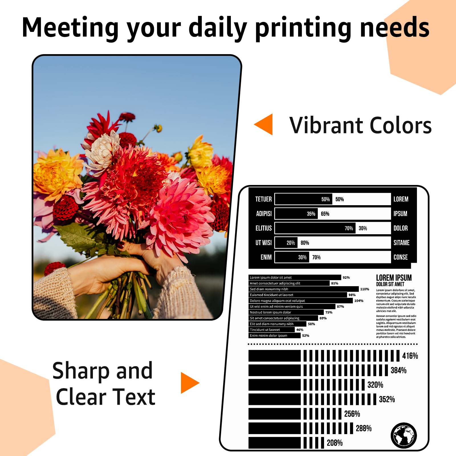NineLeaf Remanufactured HP 62XL Black Ink Cartridge Replacement (1 Pack) - Compatible with Envy 5540/5640/5660/7644/7645 & OfficeJet 5740/8040/200/250 Series Printers - Perfect for Home Office Printing & School Projects