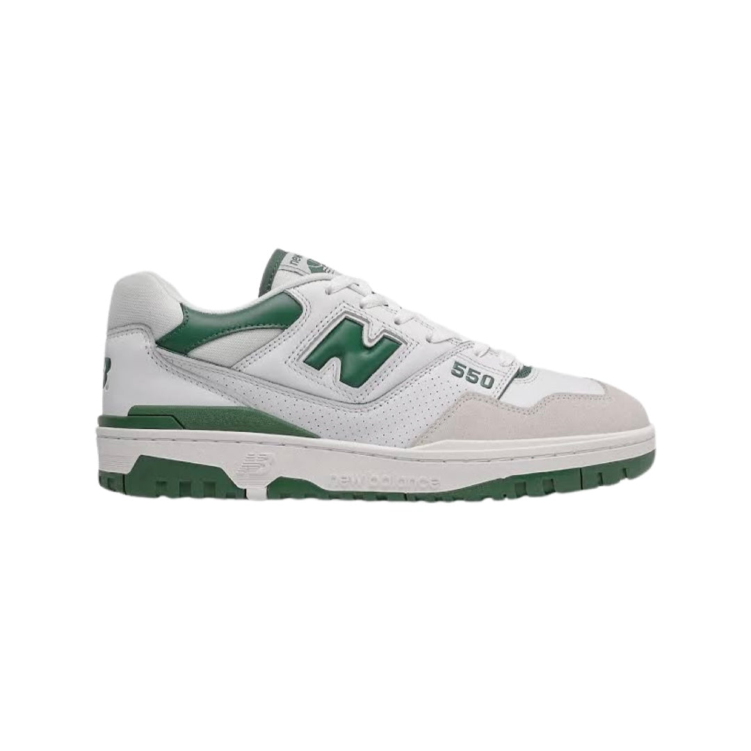 New Balance 550 White Green Sneakers - Men's & Women's Casual Shoes for Walking, Running & Streetwear Fashion