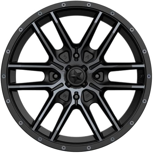 MA43 14x7 4x137 Black Truck Wheel Rim 10mm Offset - M43-04737 | Perfect for Off-Roading, Truck Upgrades & Custom Builds