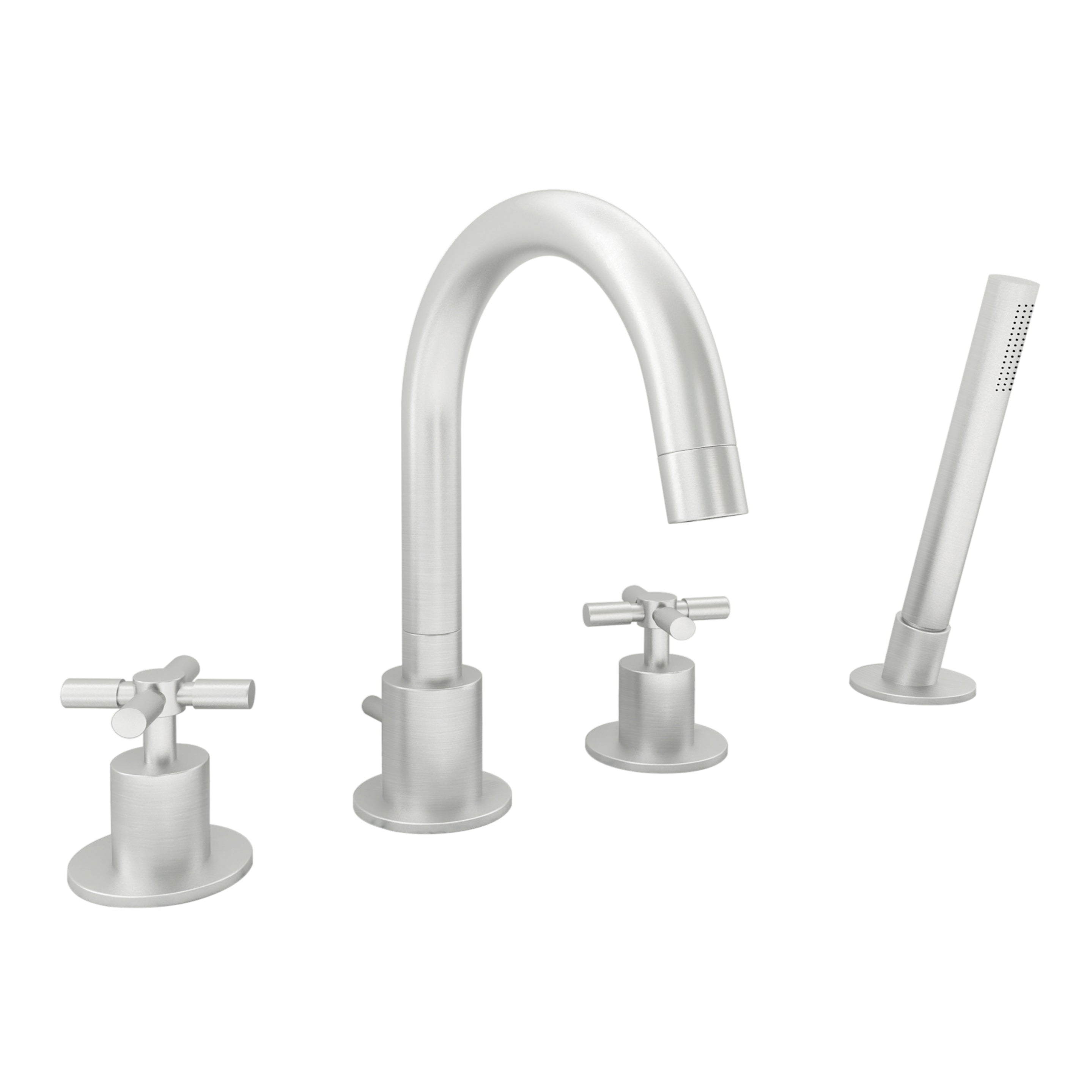 Ancona Prima 4 Color Series Brushed Nickel Bathroom Tub Faucet - Perfect for Modern Bathroom Renovations & Spa-Like Shower Experiences