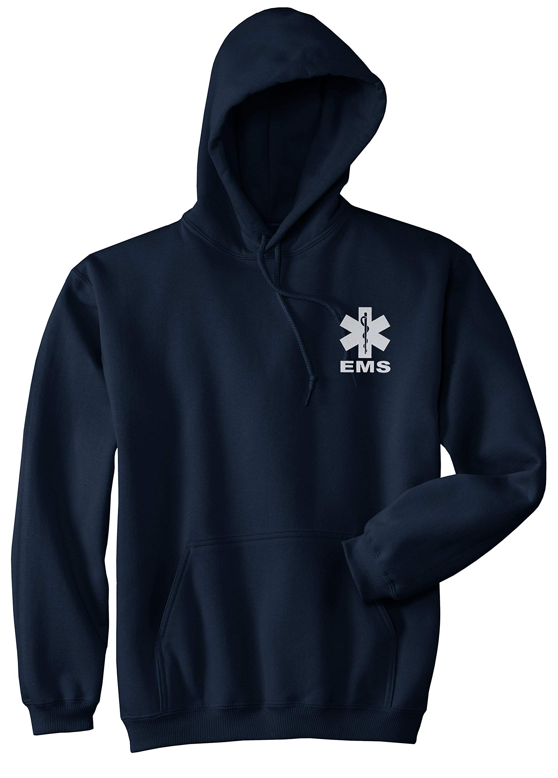 High-Quality EMS Hoodie with Reflective Logo - Front & Back Design for Safety & Visibility | Perfect for Night Running, Cycling & Outdoor Activities