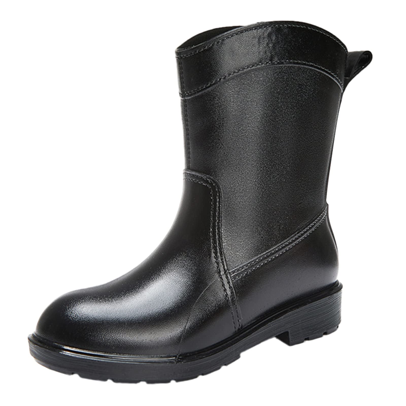 Women's Waterproof Pumpkin Rain Boots - Non-Slip Rubber Rain Shoes for Ladies | Perfect for Gardening, Hiking & Wet Weather Outdoor Activities
