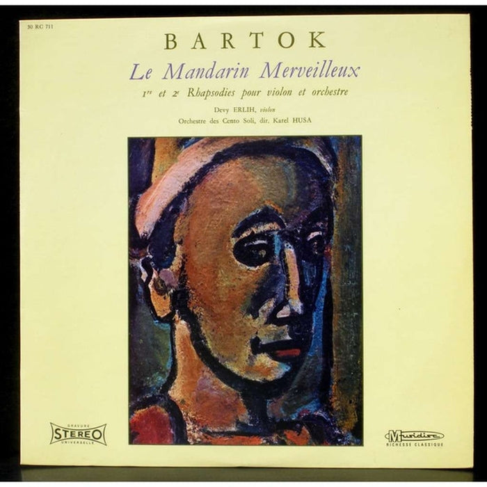 Béla Bartók, Devy Erlih, Karel Husa - Le Mandarin Merveilleux & Violin Rhapsodies 1 & 2 with Orchestre Des Cento Soli (VG+/VG+) - Classical Music for Study, Relaxation and Concert Enjoyment