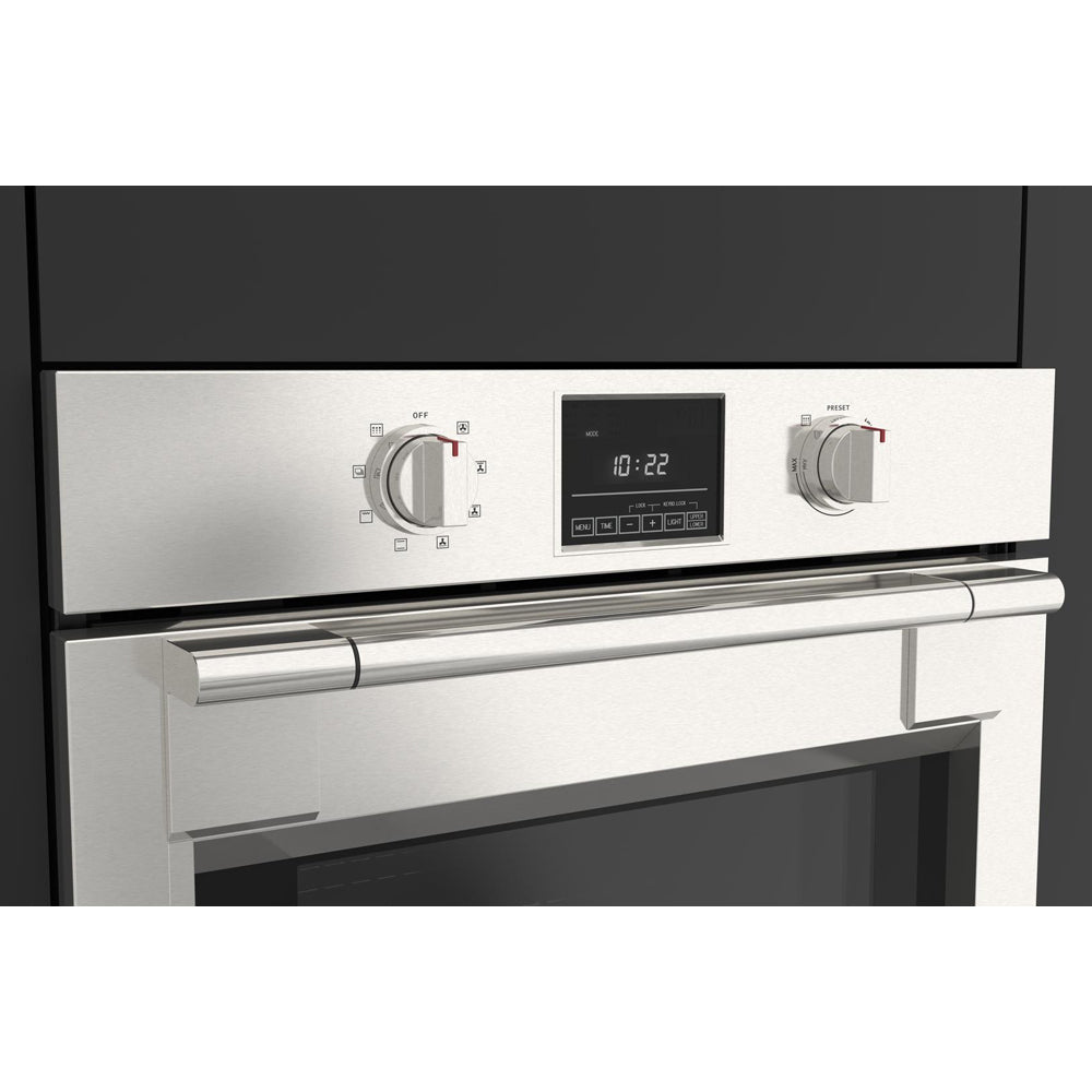 Fulgor Milano 30 Inch Stainless Steel Built-In Single Electric Wall Oven - F6PSP30S1 | Perfect for Modern Kitchens, Baking, Roasting & Gourmet Cooking
