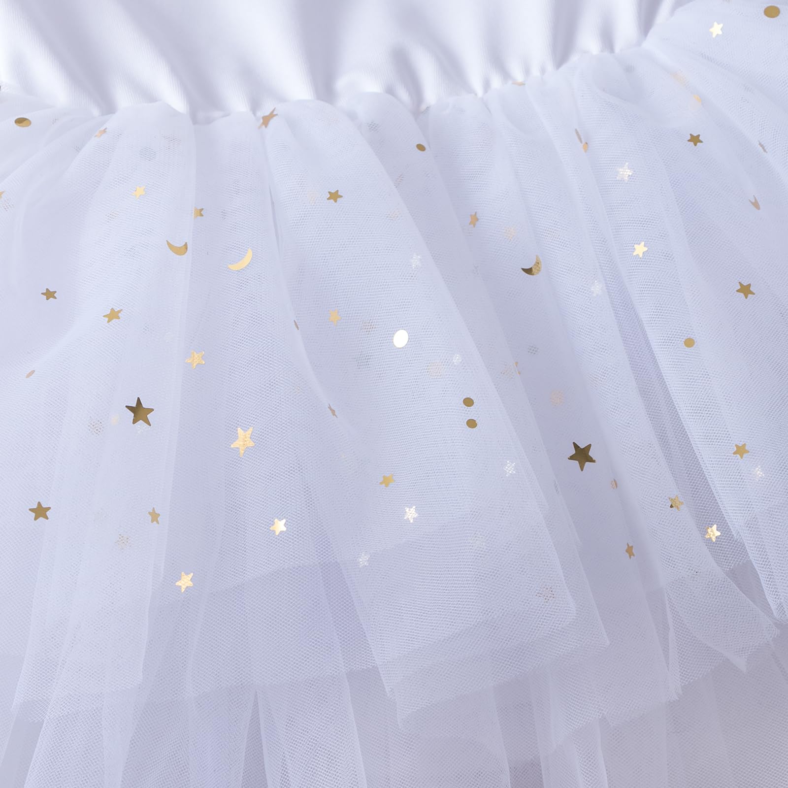 Sparkly Toddler Girls Tutu Dress with Adjustable Straps - Shiny Tulle Ballet Leotard & Ballerina Costume for Dance Recital, Birthday Party & Dress Up Play
