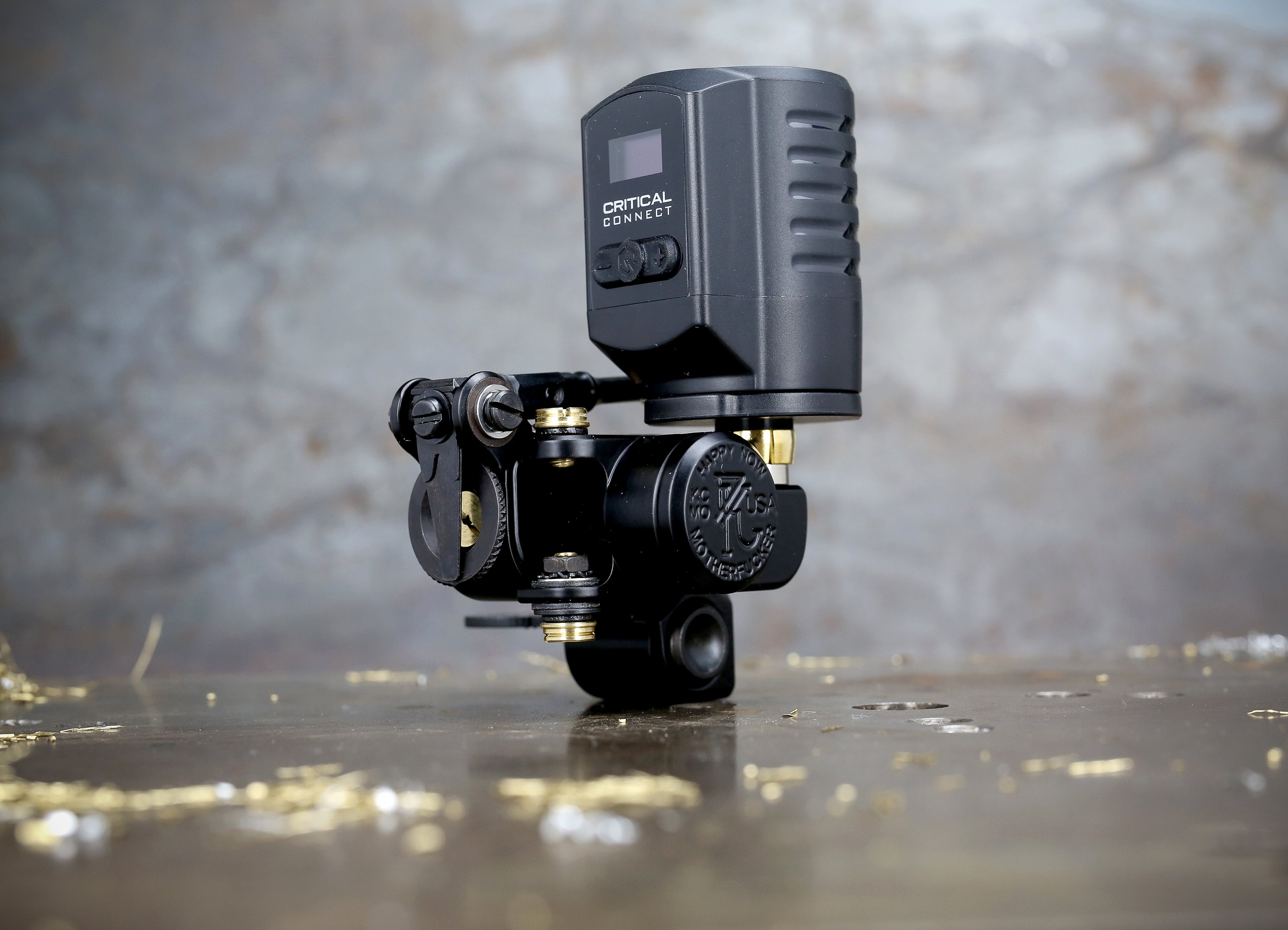 Dan Kubin Sidewinder 46er Tattoo Machine - Professional Black RCA & Clip Cord for Tattoo Artists | Perfect for Lining, Shading & Detailed Tattoo Work