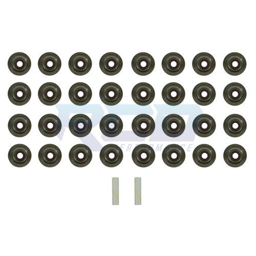 Fel Pro 6.7L Power Stroke Valve Stem Seal Set (2011-2019) - Replacement Engine Seals for Ford Diesel Trucks - Perfect for Engine Repair & Maintenance