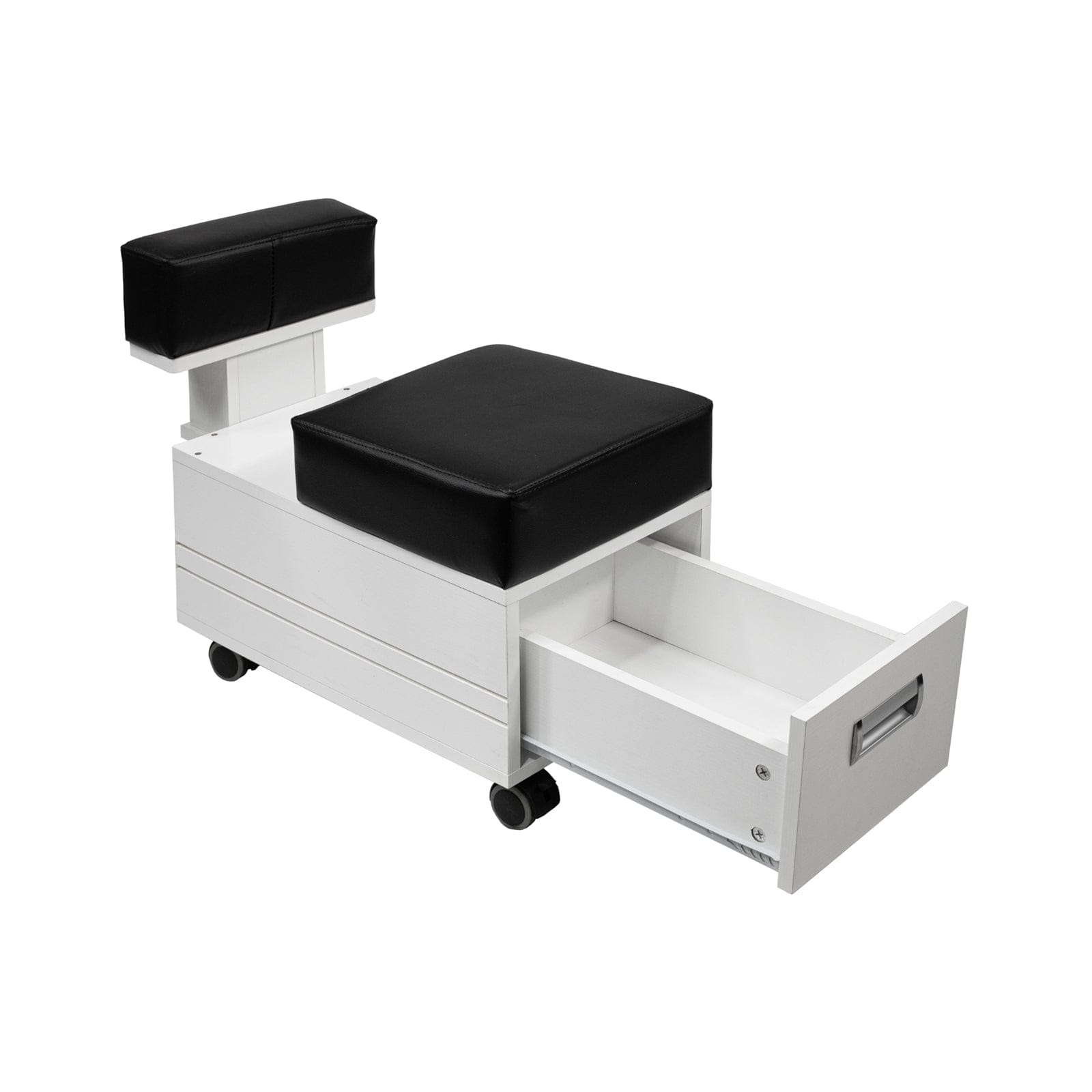 Alera Pedicart Stool - Adjustable Rolling Stool for Salon, Spa & Medical Use - Ergonomic Seat with Wheels for Comfort & Mobility - Perfect for Hairdressers, Nail Technicians & Healthcare Professionals