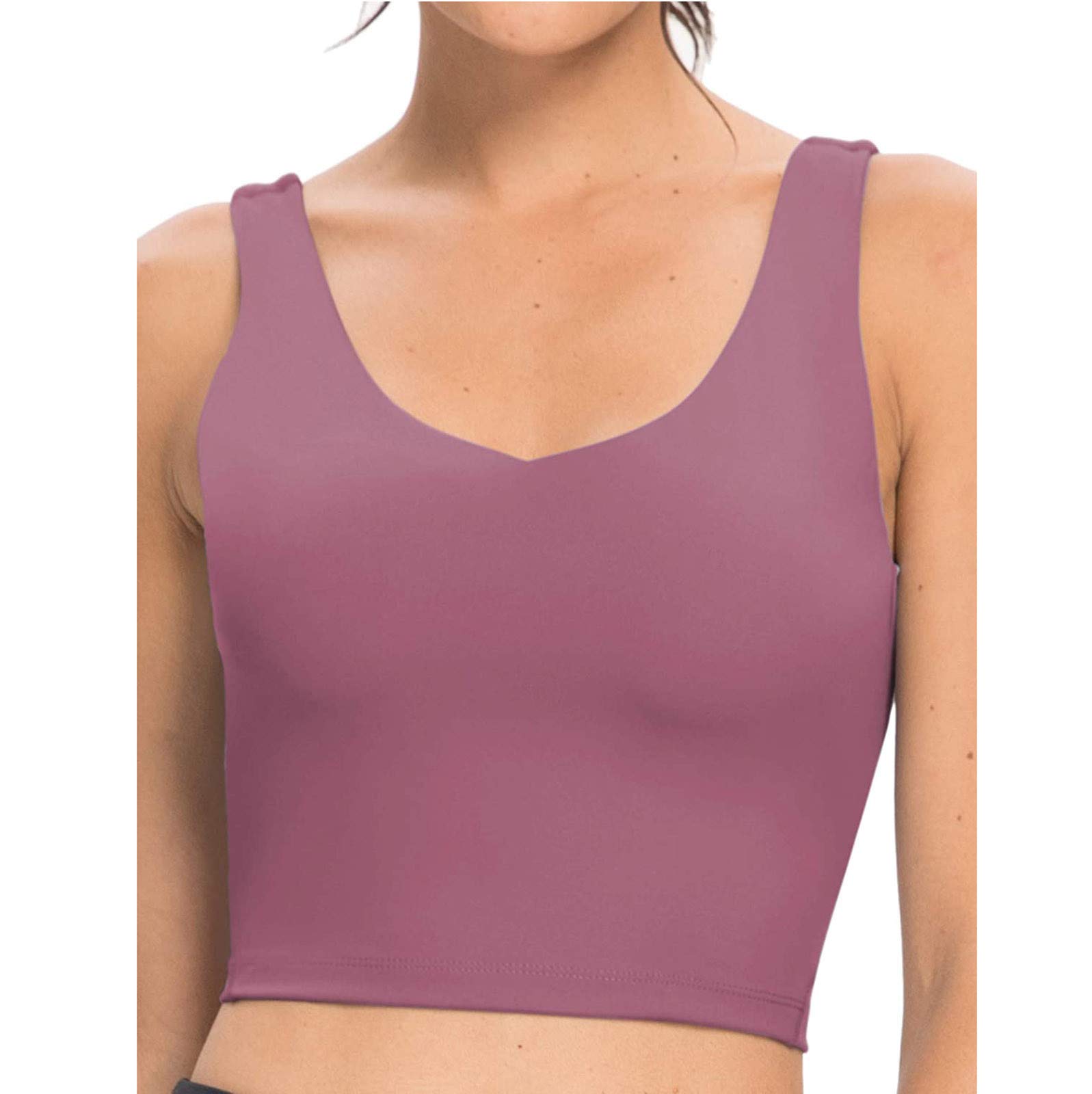 MALLOOM Women's Sports Bras 2021 - Breathable Workout Tank Top with Removable Chest Pads for Yoga, Running & Gym - Perfect for High-Intensity Training & Active Lifestyle