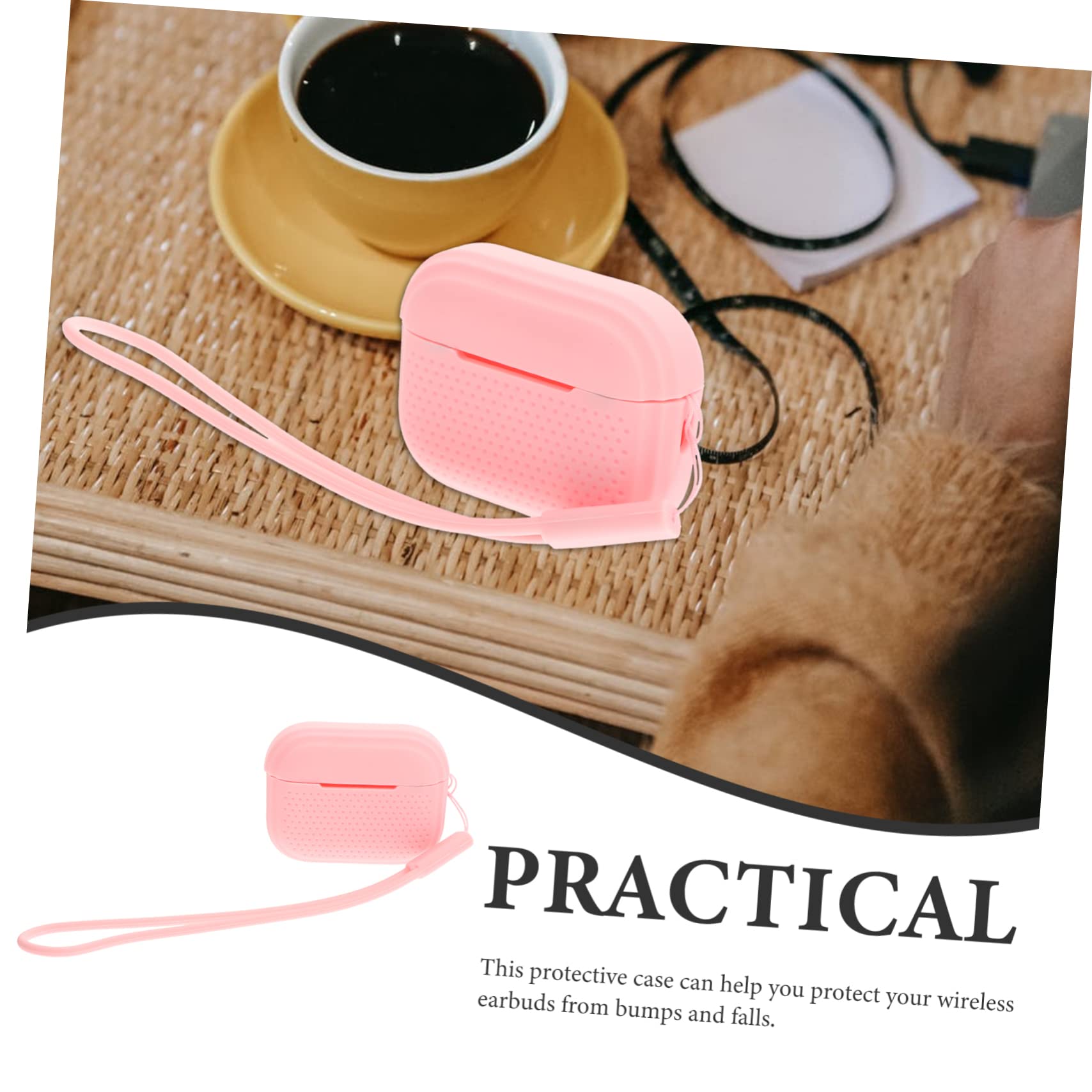 Veemoon Pro2 Wireless Earbuds Case - Protective Charging Cover for AirPods Style Headphones | Perfect for Gym, Travel & Daily Use