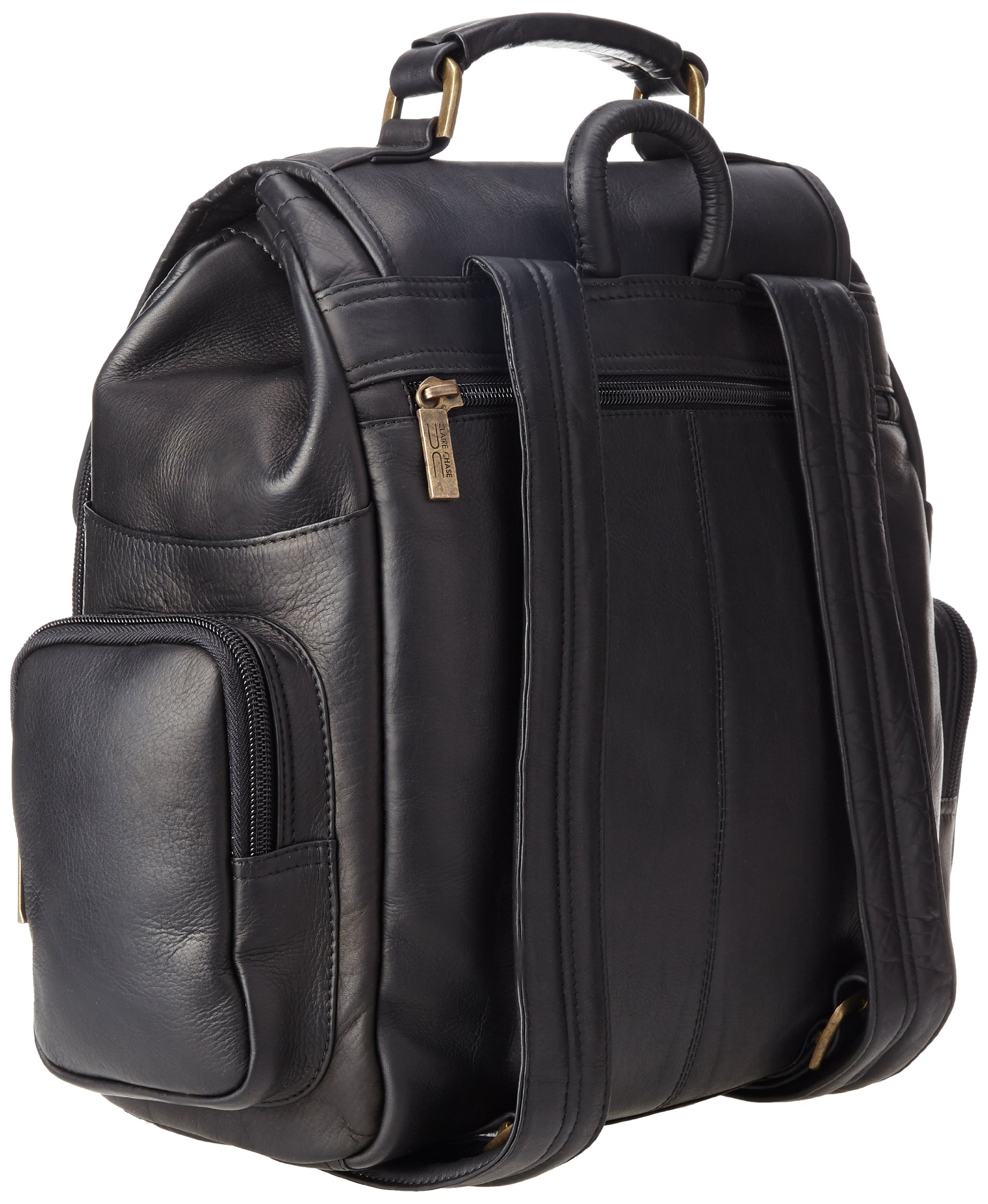 Claire Chase Sierra Backpack - Waterproof Travel Backpack for Men & Women, Lightweight Hiking Daypack with Laptop Compartment (Black, One Size) - Perfect for Outdoor Adventures, Commuting & Daily Use