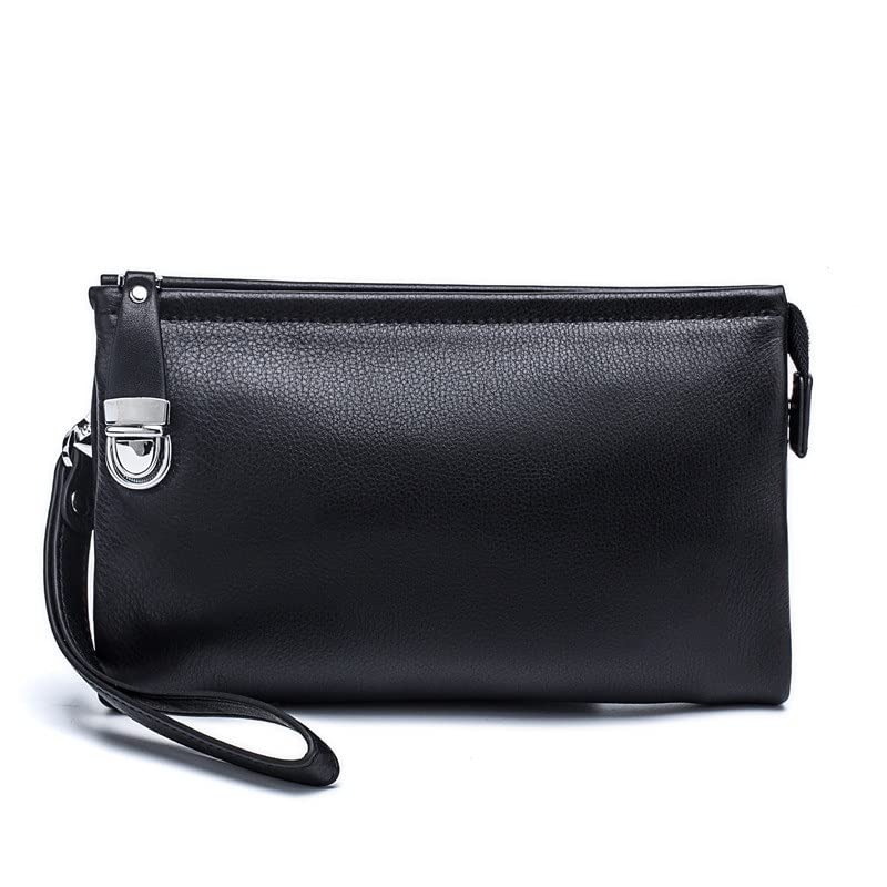 Premium Men's Leather Wallet with Money Clip & Coin Pocket - RFID Blocking, Slim Bifold Design (13cm x 4cm) - Ideal for Travel, Business & Everyday Use - Holds Cash, Cards, Passport & Phone