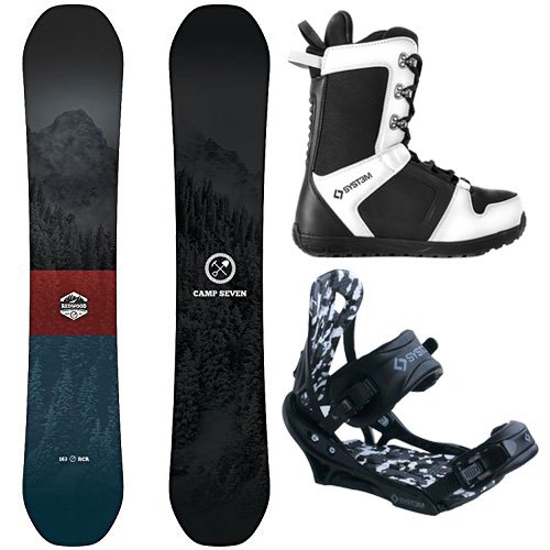 Camp Seven Redwood & APX Men's Snowboard Set 2023 - Winter Sports Gear