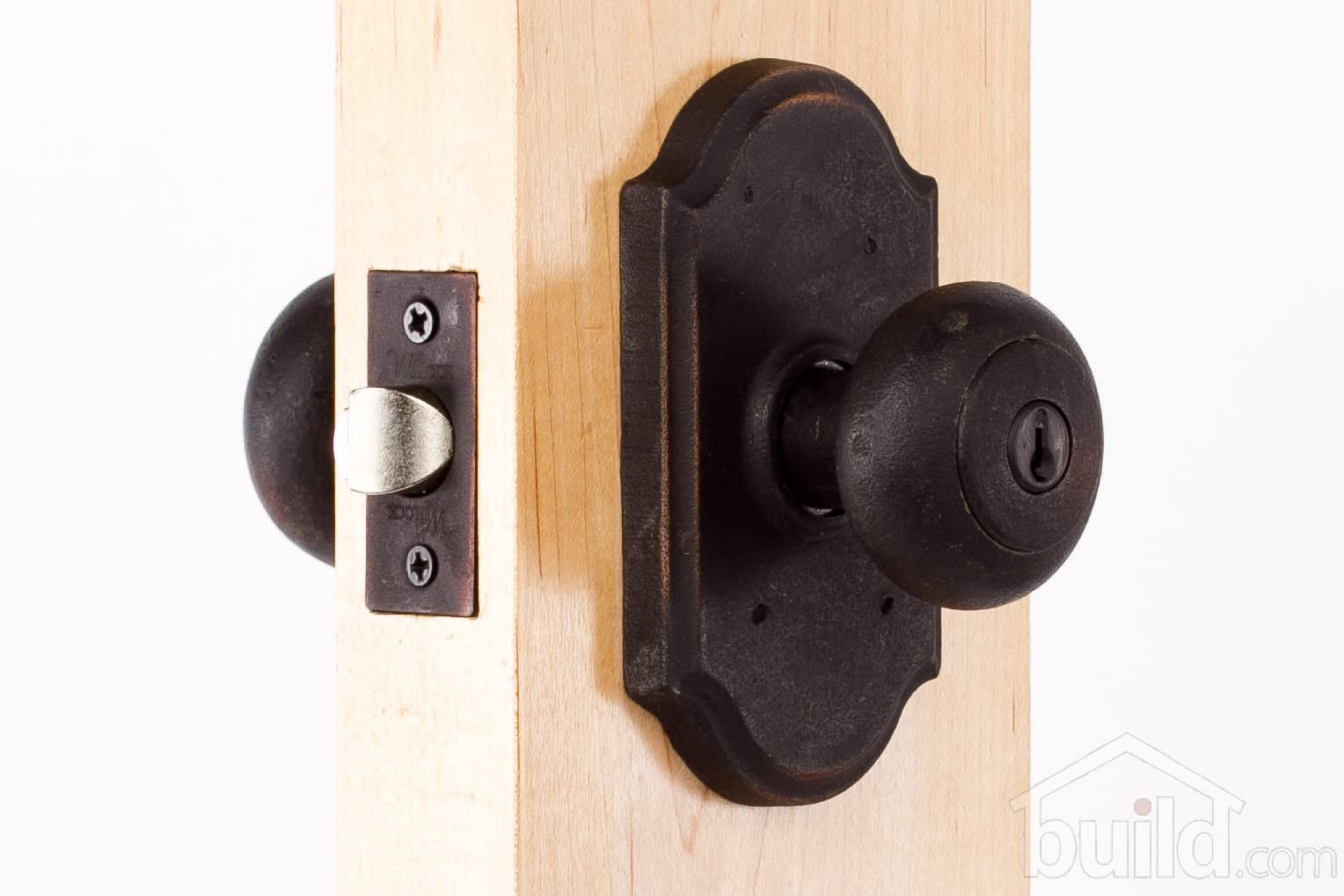 Weslock 07140F1F1SL23 Wexford Door Knob - Oil-Rubbed Bronze Finish for Interior Doors - Classic & Secure Entry Hardware for Homes & Offices