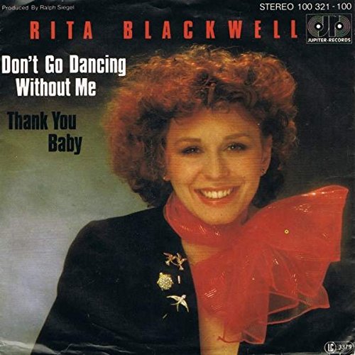 Rita Blackwell - Don't Go Dancing Without Me - Vintage Vinyl Record - Jupiter Records 100 321 - Perfect for Retro Music Collectors & 1950s Dance Party Nights