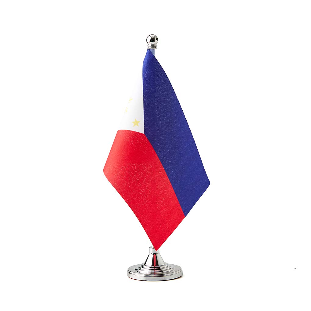 Philippines Flag - Filipino Mini Desk Flags for Office & Home Decor - Perfect for Independence Day, Cultural Events & National Pride Displays