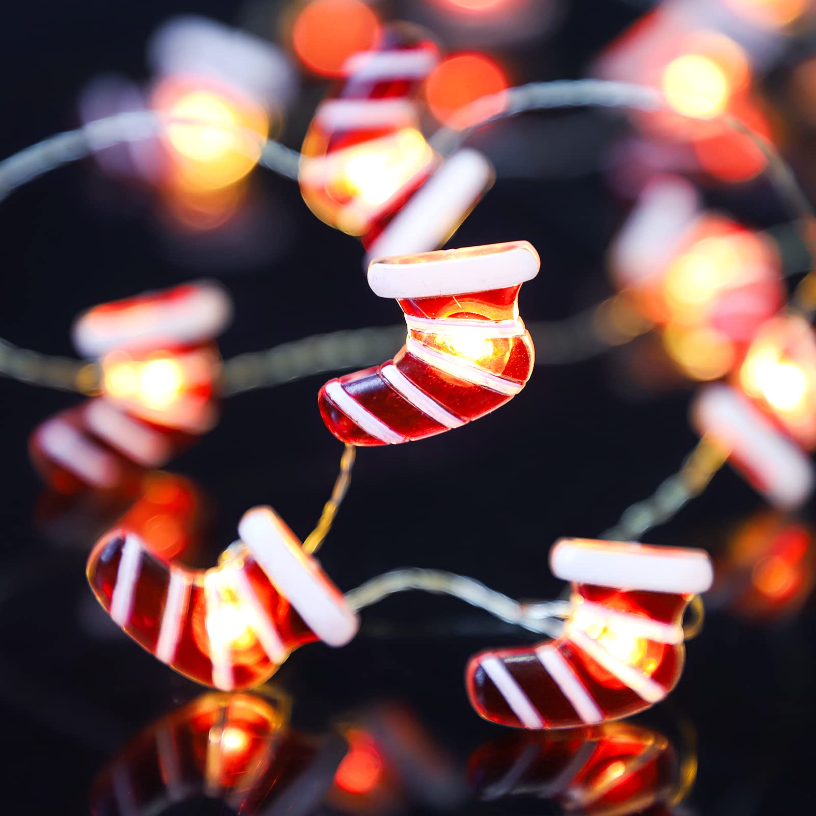 30LED Christmas String Lights 10ft - USB/Battery Operated Fairy Lights with Remote Control for Holiday Decorations, Home Party, Birthday & Festival Celebration - Indoor/Outdoor Decorative Lighting for Christmas Tree, Window, Patio & Garden