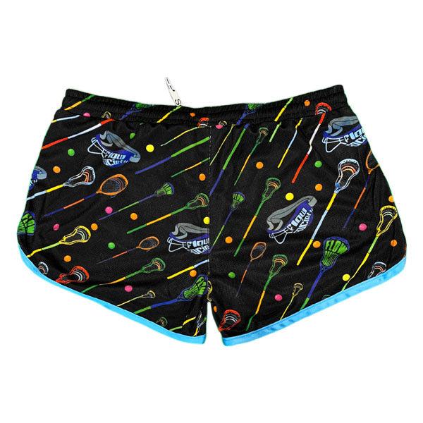Girls & Womens Flow Lax Stix Shorts - Comfortable Athletic Shorts for Lacrosse, Running & Workouts - Perfect for Sports, Gym & Casual Wear