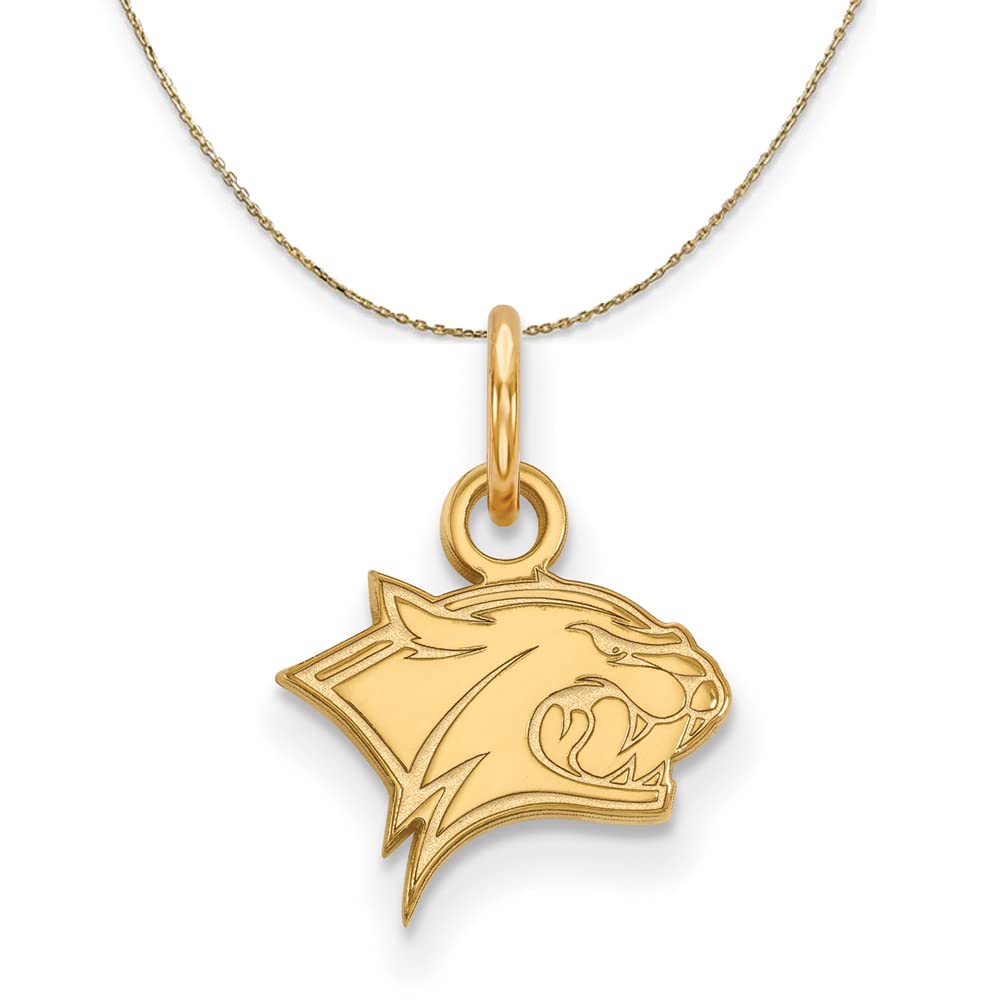 14k Yellow Gold UNH Black Bow Necklace - Perfect for Gifts & Graduation