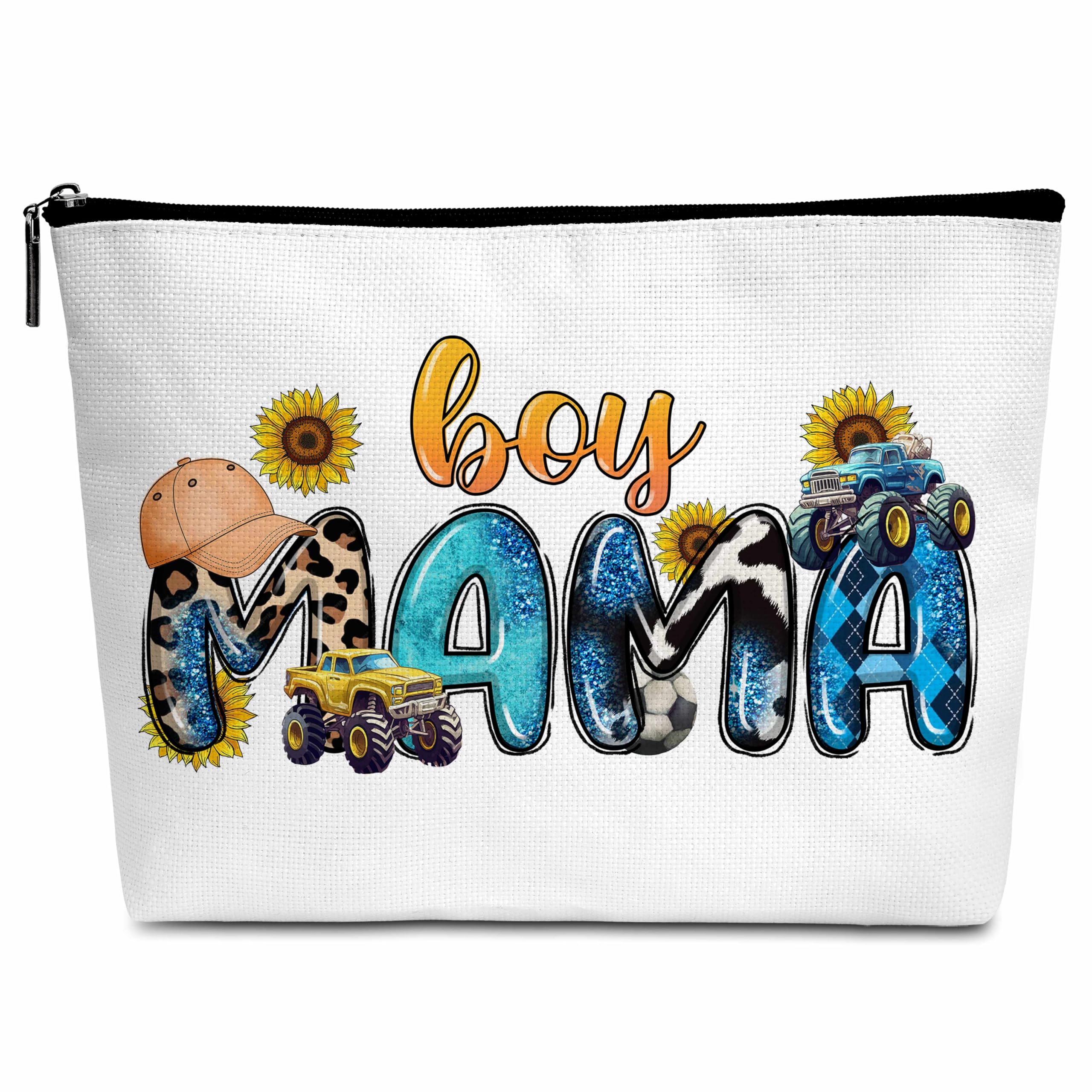 Stylish Cosmetic Makeup Bag with Zipper - Perfect Mother's Day & Birthday Gift for Mom from Daughter or Son | Travel Organizer & Beauty Storage Essential